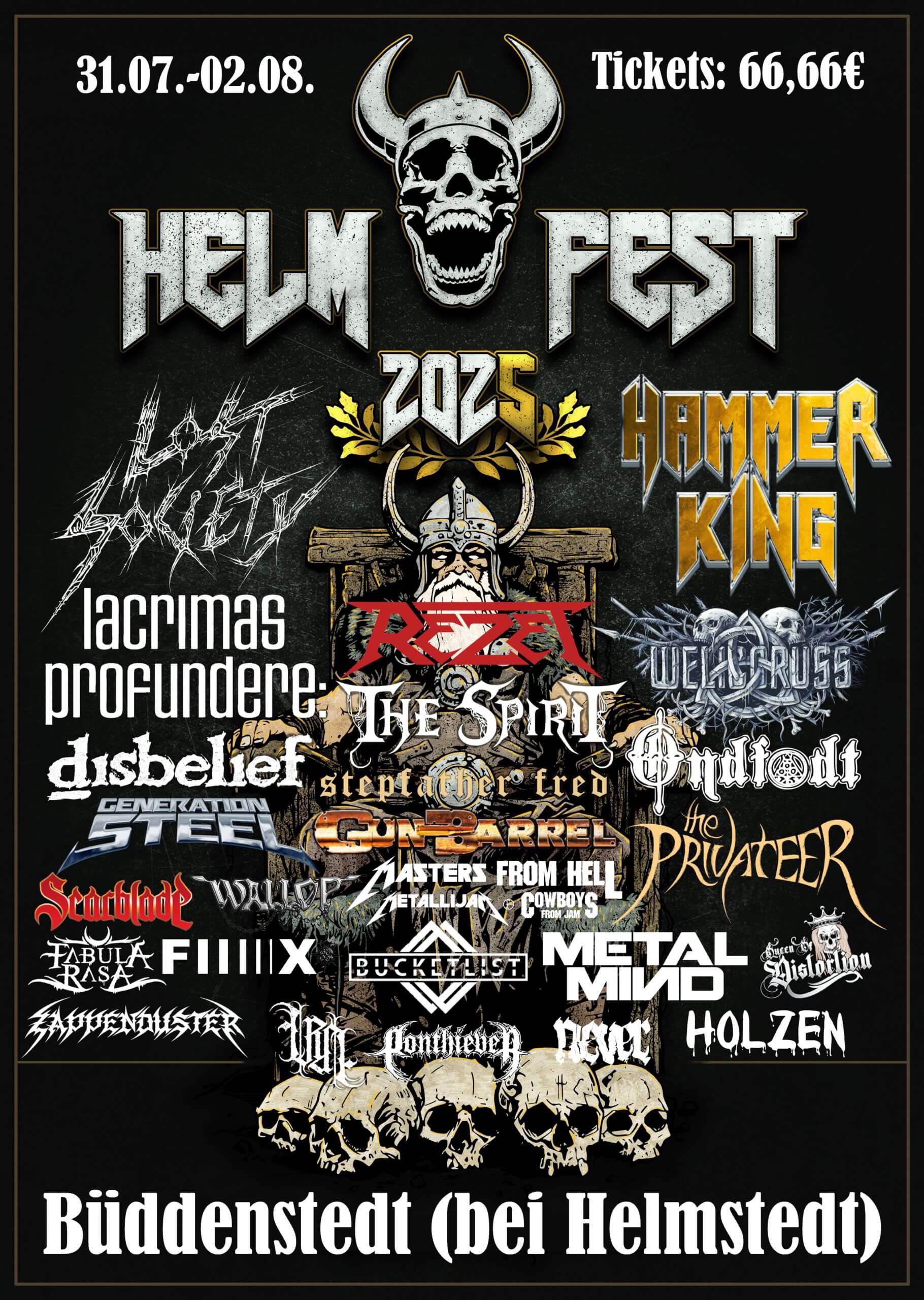 HelmFest 2025 26 Bands HP FIIIIIX
